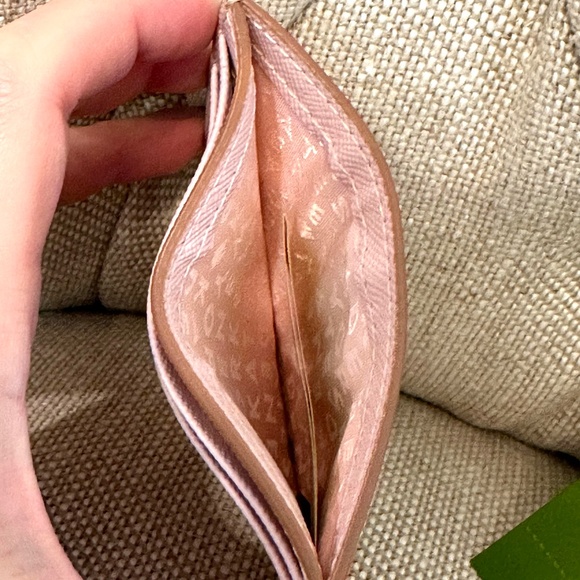 NEW Kate Spade Glitter Bug Graham Sparkling Card Case Holder, Rose Gold Pink - Picture 4 of 6